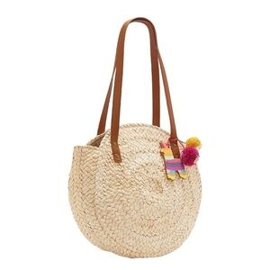 Lucky Brand Lucky Baria Tote Woven Straw Bag